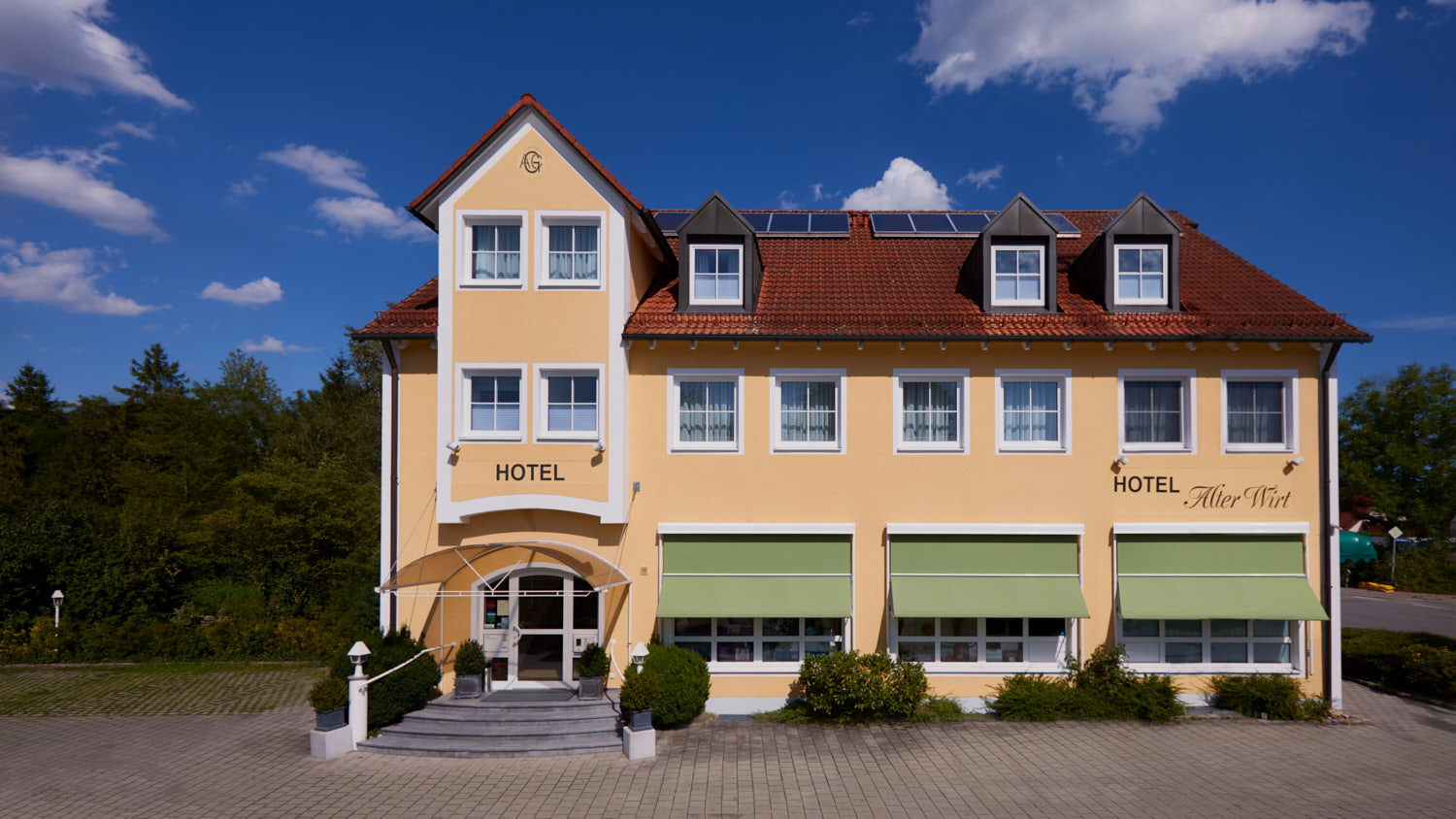 Hotel im Winter